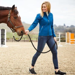 Ariat Halo Denim Knee Patch Ladies Breech -Equestrian Equipment Store 10035311 c1131 alt1