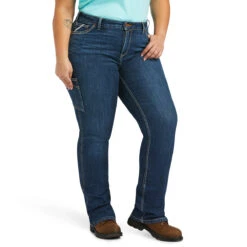 Ariat Rebar Riveter Straight Leg Ladies Jeans - Plus Size