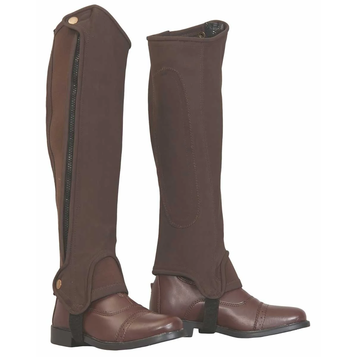 TuffRider Grippy Nubuck Childs Half Chap 1 TuffRider Grippy Nubuck Childs Half Chap