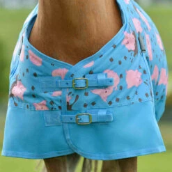 Saxon Pony Lightweight Turnout Blanket - Pig Print -Equestrian Equipment Store 101622 c1137 alt1