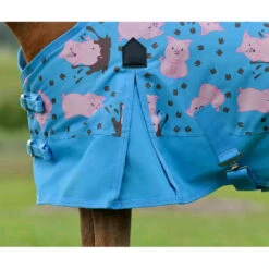 Saxon Pony Lightweight Turnout Blanket - Pig Print -Equestrian Equipment Store 101622 c1137 alt2