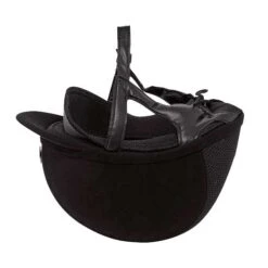 Charles Owen AYR8 Plus Helmet In Black Microsuede -Equestrian Equipment Store 105ayr8p c1105 alt3