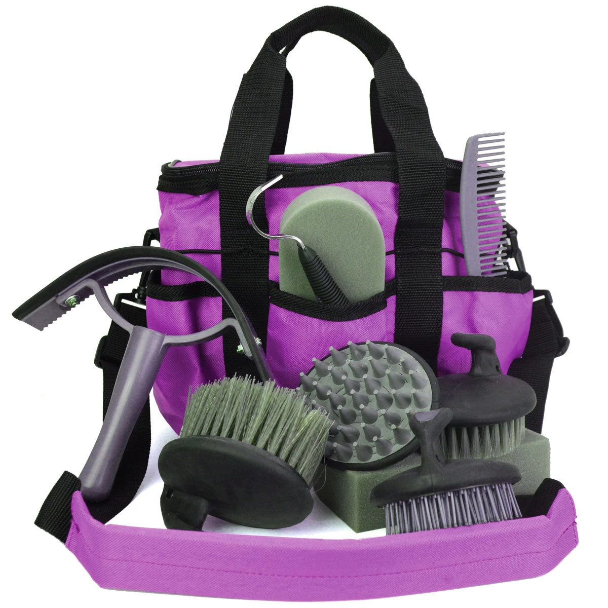 Zipper Lid Grooming Tote Bag With 10 Pc Tool Set 6 Zipper Lid Grooming Tote Bag With 10 Pc Tool Set - Image 6