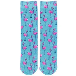 Ovation Zocks Flamingos And Pearls Youth Boot Socks