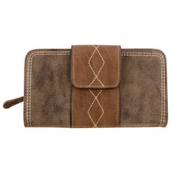Justin Weathered Brown Ladies Wallet 8 Justin Weathered Brown Ladies Wallet -Equestrian Equipment Store 2166775w 1