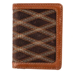 Justin Bifold Card Mens Wallet - Crisscross Stitch 6 Justin Bifold Card Mens Wallet - Crisscross Stitch -Equestrian Equipment Store 22054565m5 3