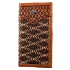 Justin Rodeo Mens Wallet - Crisscross Stitch -Equestrian Equipment Store 22054767w5 1
