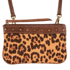 Justin Cheetah Print Crossbody Bag