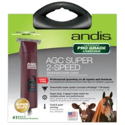 Andis AGC Super 2 Speed Horse Clipper With T-84 Blade -Equestrian Equipment Store 22330 c1110 alt3