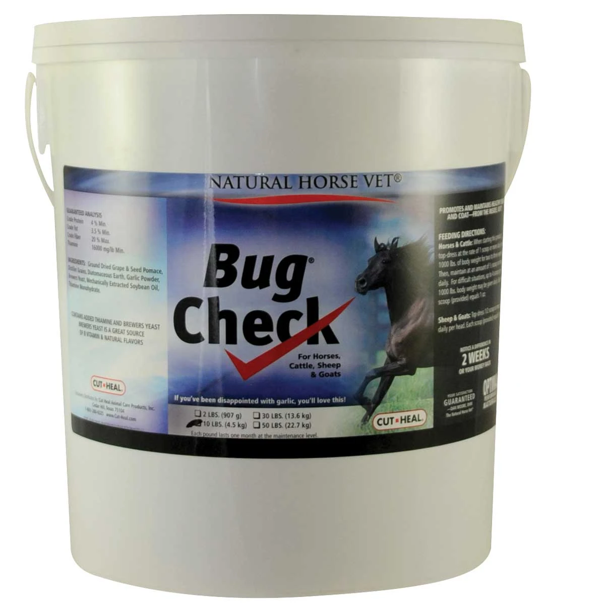 Natural Horse Vet Bug Check Feed Thru 10 Lb 1 Natural Horse Vet Bug Check Feed Thru 10 Lb
