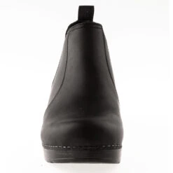 Dansko Frankie Black Oiled Jodpur Style Stapled Ladies Clog -Equestrian Equipment Store 232020202 c1105 alt3