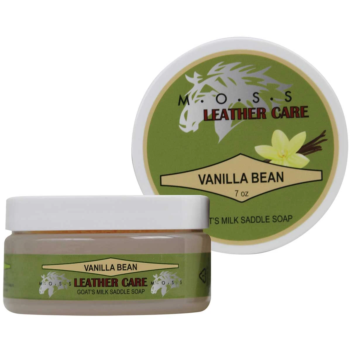 Moss Goats Milk Vanilla Bean Saddle Soap 6 Oz 1 Moss Goats Milk Vanilla Bean Saddle Soap 6 Oz