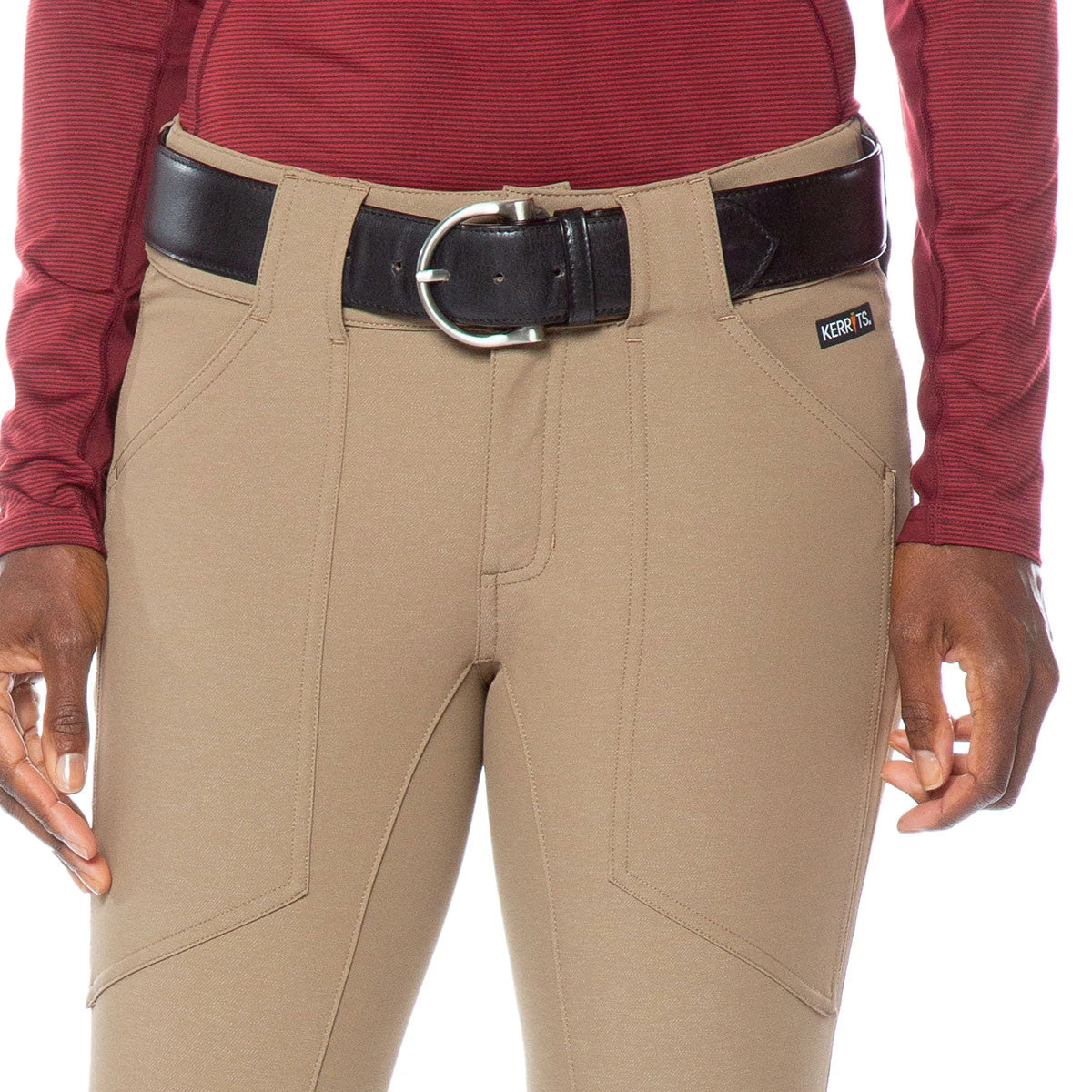 Kerrits Simple D Leather Ladies Belt 1 Kerrits Simple D Leather Ladies Belt