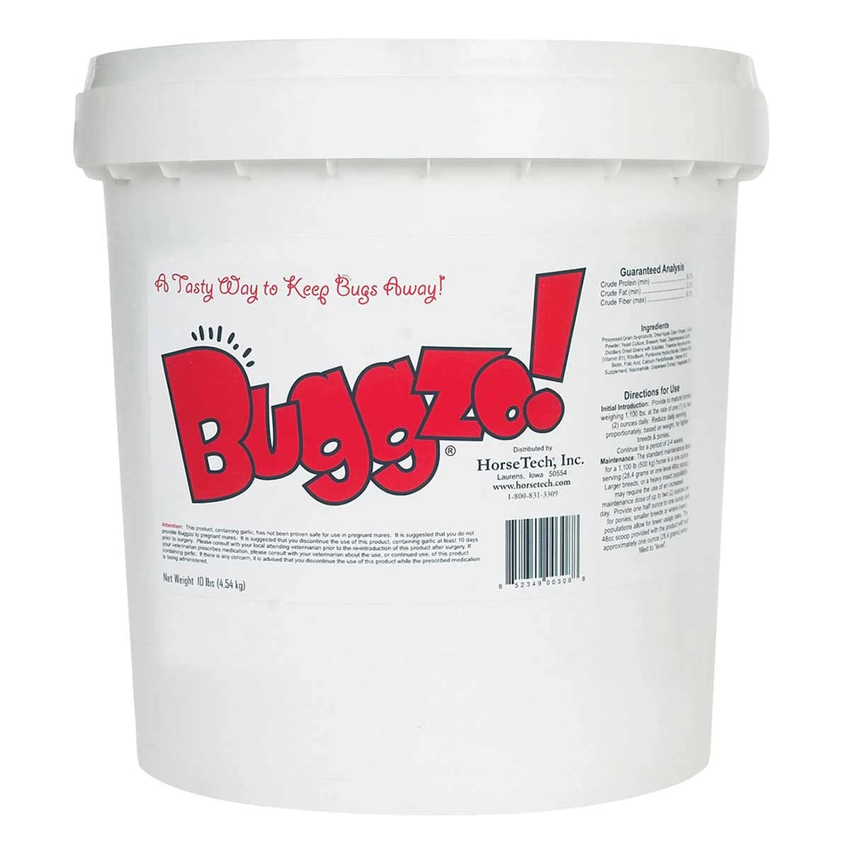 HorseTech Buggzo Feed Thru Fly Control 10 Lb 1 HorseTech Buggzo Feed Thru Fly Control 10 Lb