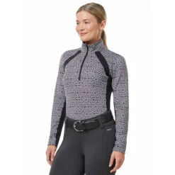 Kerrits Rail Side Quarter Zip Ladies Technical Top -Equestrian Equipment Store 40700p k c1105