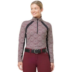 Kerrits Rail Side Quarter Zip Ladies Technical Top -Equestrian Equipment Store 40700p k c1110