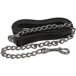 Perris Leather Lead With 30 In Chrome Chain 5 Perris Leather Lead With 30 In Chrome Chain -Equestrian Equipment Store 420l c c1109