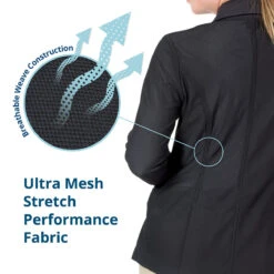 Ovation AirFlex 3 Button Ladies Show Coat 7 Ovation AirFlex 3 Button Ladies Show Coat -Equestrian Equipment Store 471043 c1146 alt2