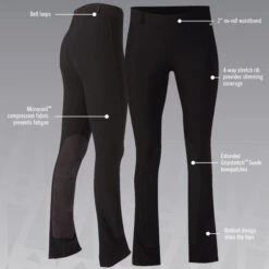 Kerrits Microcord Bootcut Extended Patch Ladies Breech Regular 5 Kerrits Microcord Bootcut Extended Patch Ladies Breech Regular -Equestrian Equipment Store 50112 c1105 alt2