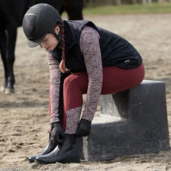 Kerrits Thermo Tech 2.0 Full Leg Ladies Winter Tights -Equestrian Equipment Store 50283k c1110 alt2