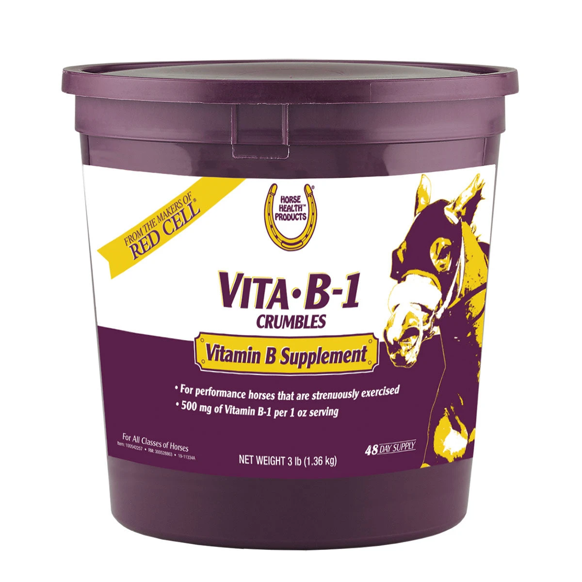 Horse Health Vita B-1 Crumbles 3 Lb 1 Horse Health Vita B-1 Crumbles 3 Lb