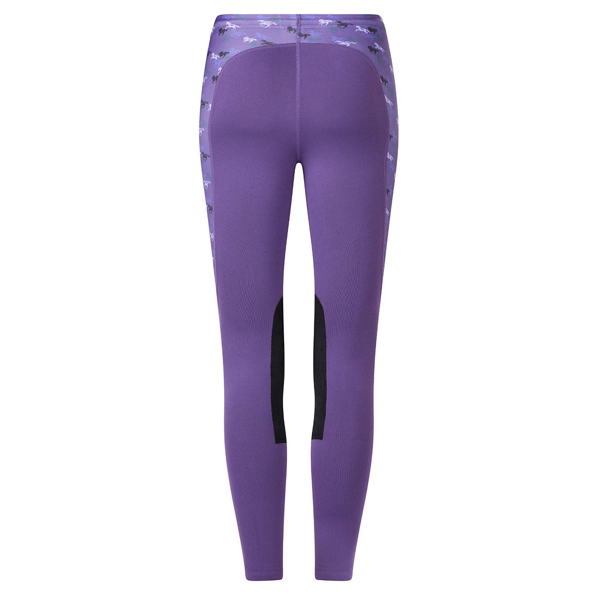 Kerrits Knee Patch Girls Performance Tights - Huckleberry 2 Kerrits Knee Patch Girls Performance Tights - Huckleberry - Image 2