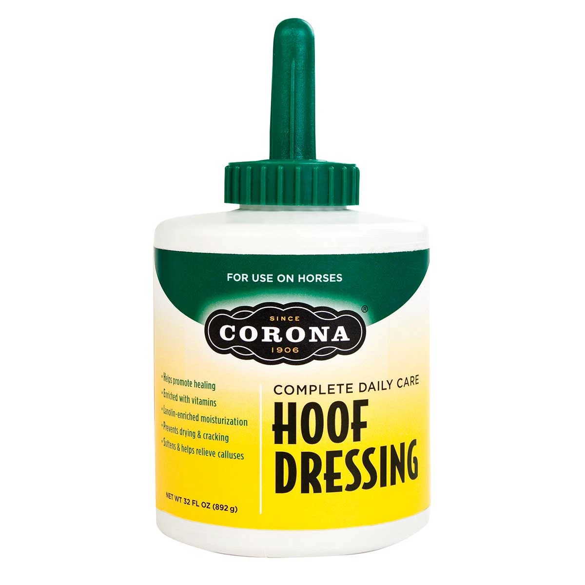 Corona Hoof Dressing 32 Oz With Brush 1 Corona Hoof Dressing 32 Oz With Brush