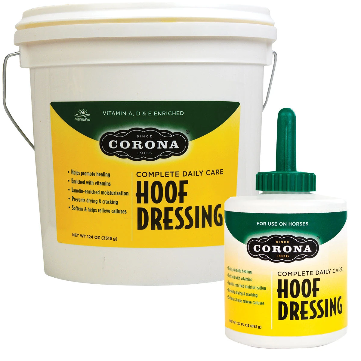 Corona Hoof Dressing 32 Oz With Brush 2 Corona Hoof Dressing 32 Oz With Brush - Image 2