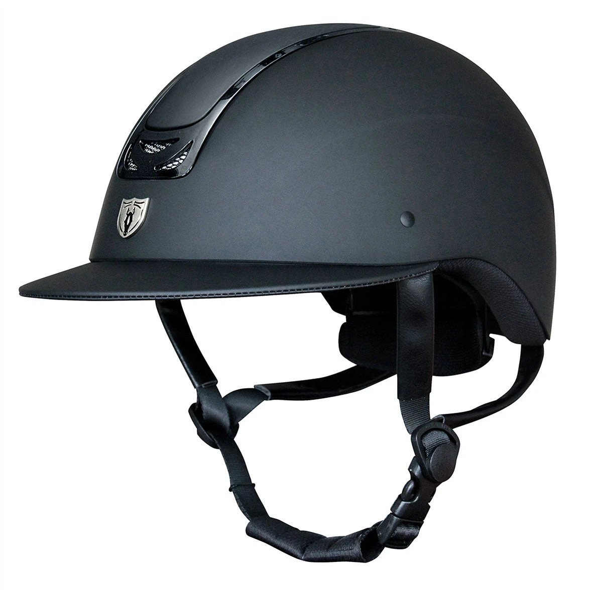 Tipperary Royal Matte Wide Brim Helmet - Gloss Trim 1 Tipperary Royal Matte Wide Brim Helmet - Gloss Trim