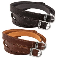 Deniro Calfskin Leather WRAT English Spur Straps