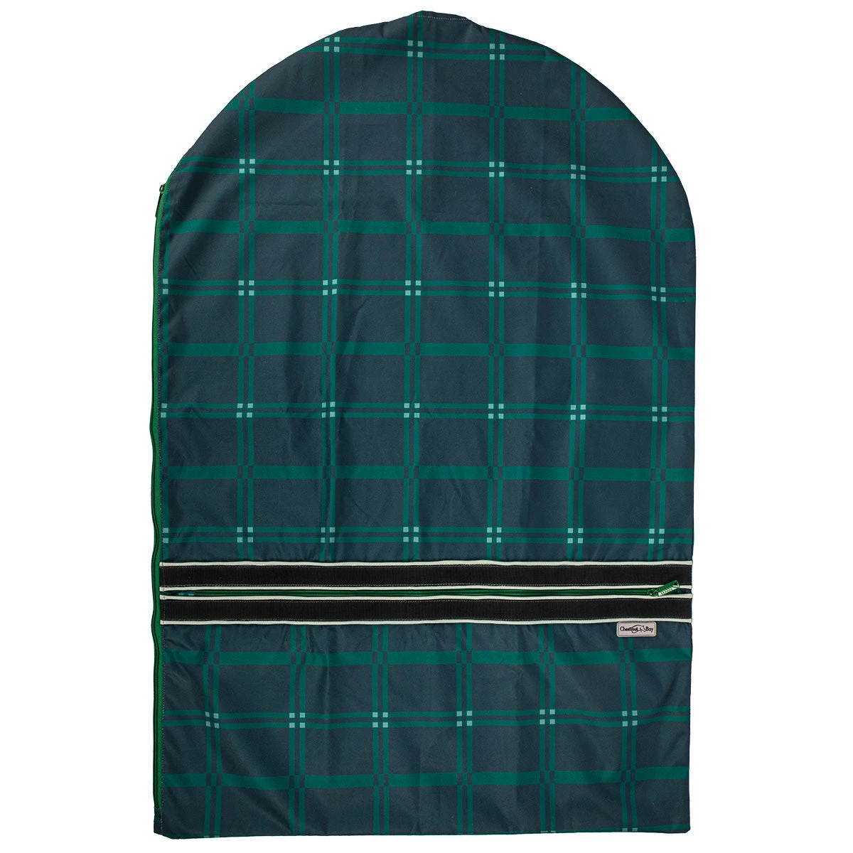 Chestnut Bay Garment Bag- Hunter Plaid 1 Chestnut Bay Garment Bag- Hunter Plaid