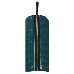 Chestnut Bay Quilted Bridle Bag - Hunter Plaid