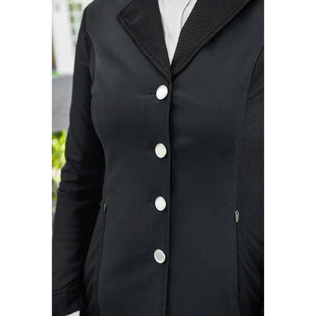RJ Classics Melody Mesh Ladies Show Coat - Black 2 RJ Classics Melody Mesh Ladies Show Coat - Black - Image 2