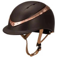 Charles Owen Halo CX MIPS - Brown Matte With Stellar Rose Gold