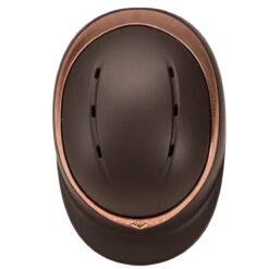 Charles Owen Halo CX MIPS - Brown Matte With Stellar Rose Gold -Equestrian Equipment Store myhal cx3 c1109 alt3