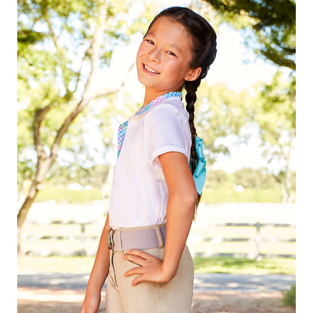 RJ Classics Sadie Jr. 37.5 SS Girls Show Shirt - Mermaid 3 RJ Classics Sadie Jr. 37.5 SS Girls Show Shirt - Mermaid - Image 3