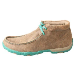 Twisted X Chukka Ladies Driving Moc - Turquoise -Equestrian Equipment Store wdm0020 c1109 alt1